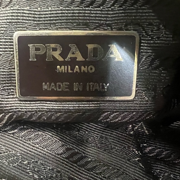 Prada Brown Tessuto Catena Quilted Nylon Shoulder Bag - Picture 13 of 16